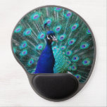 Pretty Peacock Gel Mouse Pad