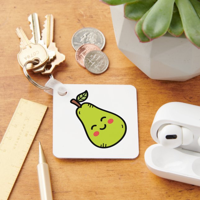 Pretty Pear Keychain (Desk)