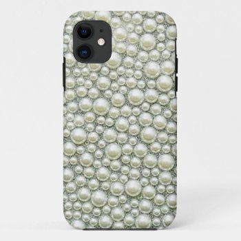 Pretty Pearl Bling Glitter Iphone 5 Cover by ConstanceJudes at Zazzle