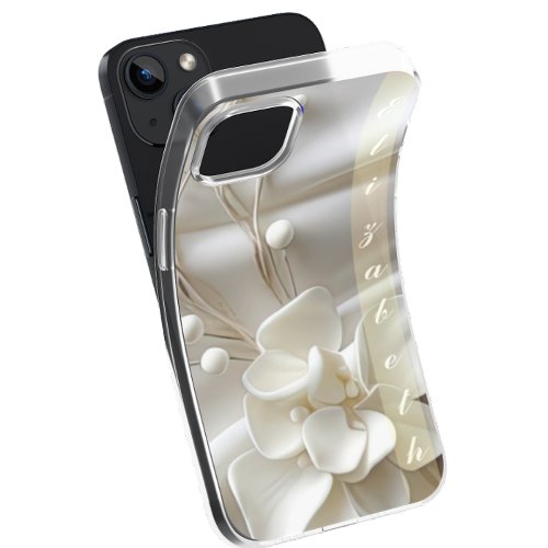 Pretty Pearl Glam Custom Name iPhone  iPad case