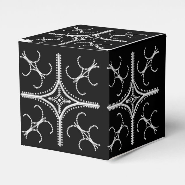 Pretty Pearly Classic 2x2 Party Favor Box (Front Side)