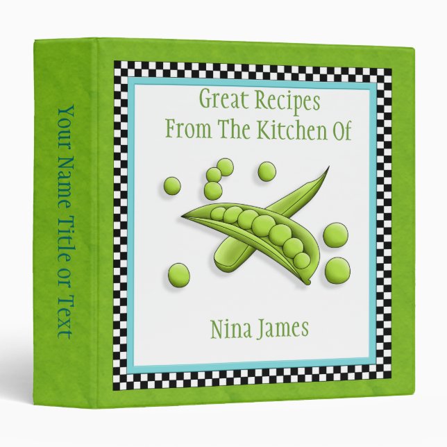 Pretty Peas Binder (Front/Spine)