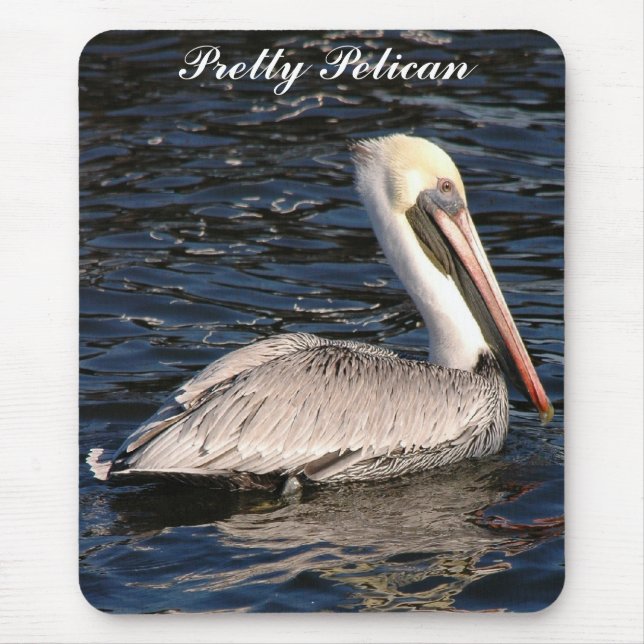 Pretty Pelican Mousepad (Front)