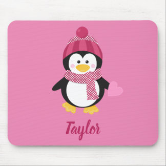 Pretty Penguin Mouse Pad