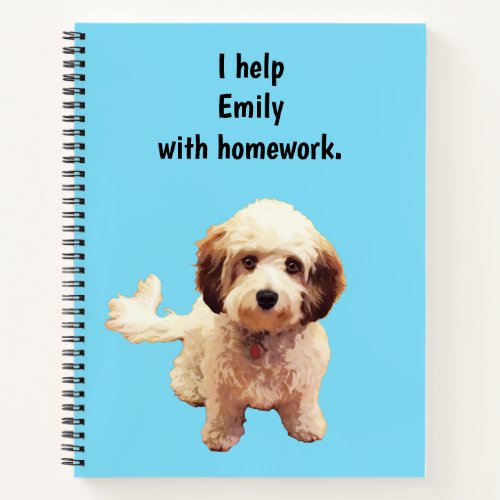 Pretty Penny Puppy Dog Notebook