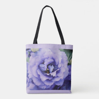 Pretty Periwinkle Flower Tote Bag