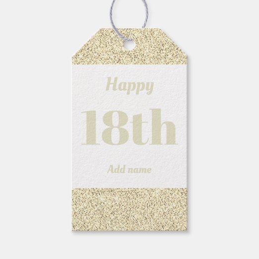 18th Birthday Gift Tags & Gift Enclosures | Zazzle