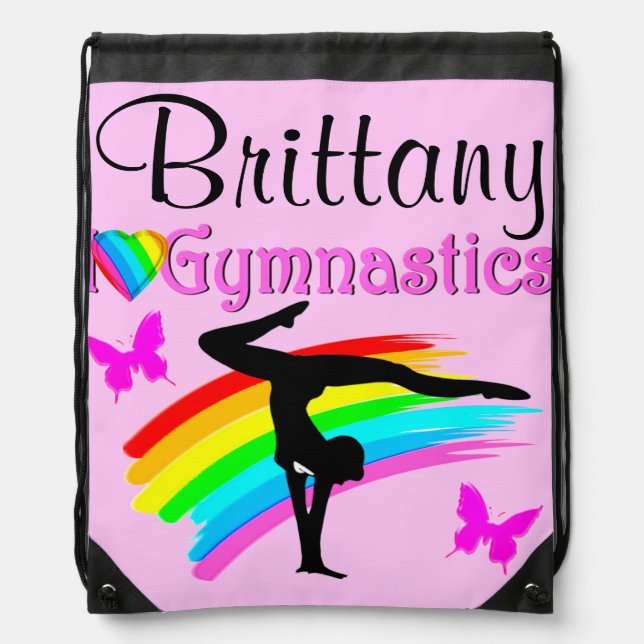 PRETTY PERSONALIZED GYMNASTICS BAG (Front)