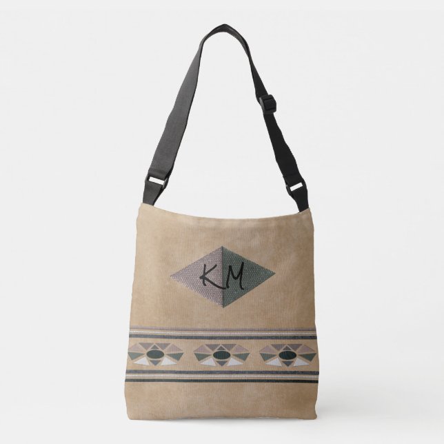 Pretty Personalized Southwestern Style Tote Bag (Front)