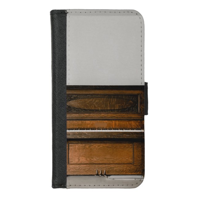 Pretty Piano Artwork iPhone Wallet Case (Front)