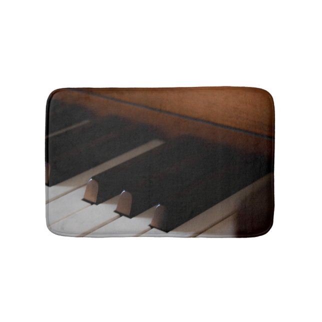 Pretty Piano Bath Mat (Front)