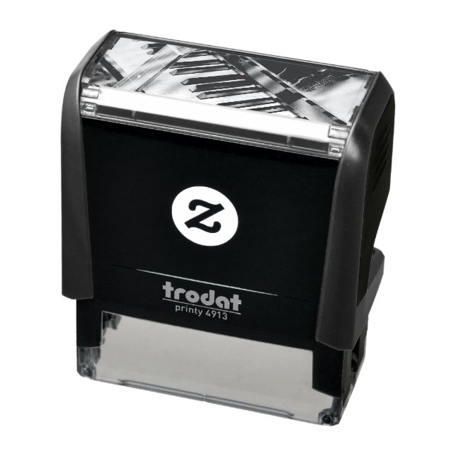 Pretty Piano Design Self-inking Stamp (Product)
