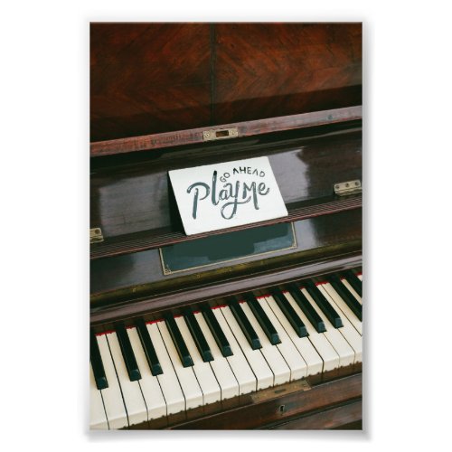 Pretty Piano Photo Print