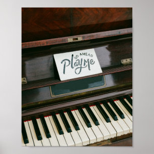 Pretty Piano Poster