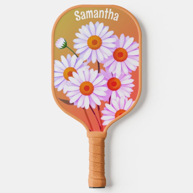 Pretty pickle ball paddle personalized (Front)