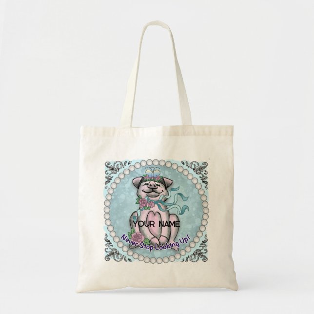 Pretty Piggy   Tote Bag (Front)