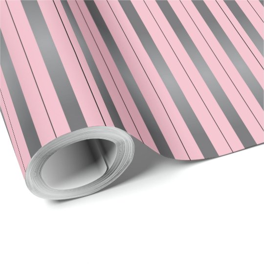Pretty pink and silver wrapping paper | Zazzle.com