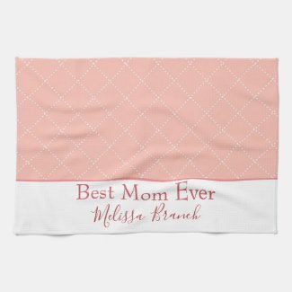 Pretty Pink and White Best Mom Ever