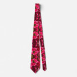 Pretty Pink Azaleas Floral Neck Ties