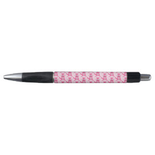 Pretty Pink Baby Girl Fox Patterned Pen
