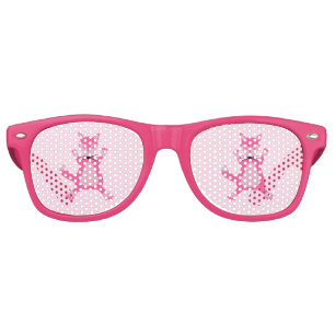 Pretty Pink Baby Girl Fox Retro Sunglasses