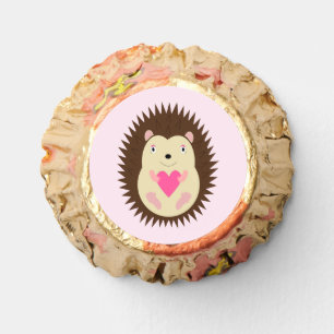 Pretty Pink Baby Girl Hedgehog Baby Shower Reese's Peanut Butter Cups
