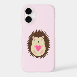 Pretty Pink Baby Girl Hedgehog iPhone 17 Case