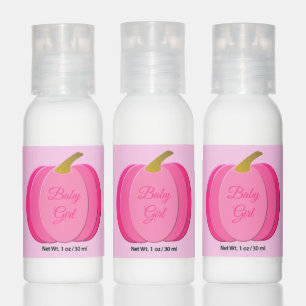 Pretty Pink Baby Girl Pumpkin Custom Hand Lotion