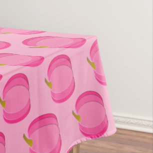 Pretty Pink Baby Girl Pumpkin Pattern Baby Shower Tablecloth
