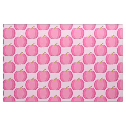Pretty Pink Baby Girl Pumpkin Patterned Fabric