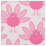 Pretty Pink Baby Girl Thanksgiving Turkey Pattern Fabric