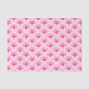 Pretty Pink Baby Girl Thanksgiving Turkey Pattern Tissue Paper