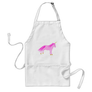 Pretty Pink Baby Girl Unicorn Adult Apron