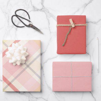 Pretty Pink Baby Shower Mix and Match Wrapping Paper Sheets