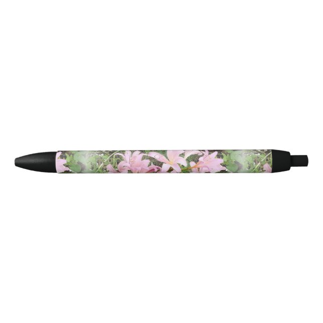 Pretty Pink Belladonna Lily Custom Pen (Front)