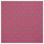 Pretty pink black pattern fabric