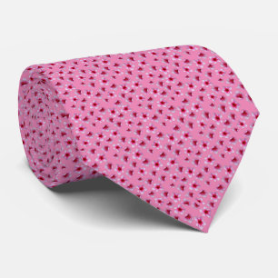 Pretty Pink Blossoms Everywhere, Neck Tie