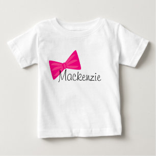 Pretty Pink Bow Baby T-Shirt