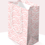 Pretty Pink Bow Pattern Elegant Medium Gift Bag<br><div class="desc">Add the finishing touch to your present with an elegant pink bow gift bag. This stylish design features a pretty, ribbon-bow pattern, perfect for birthdays, baby showers, Mother’s Day, wedding anniversaries, and other special occasions. Its cute, modern design makes it a lovely choice for your girlfriend, wife, daughter, or best...</div>