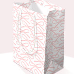 Pretty Pink Bow Pattern Simple Chic Medium Gift Bag<br><div class="desc">Add the finishing touch to your present with an elegant pink bow gift bag. This stylish design features a pretty, ribbon-bow pattern, perfect for birthdays, baby showers, Mother’s Day, wedding anniversaries, and other special occasions. Its cute, modern design makes it a lovely choice for your girlfriend, wife, daughter, or best...</div>
