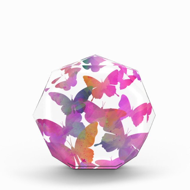 Pretty Pink Butterflies Award (Front)