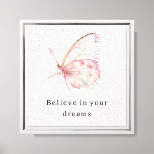 Pretty Pink Butterflies  Canvas Print