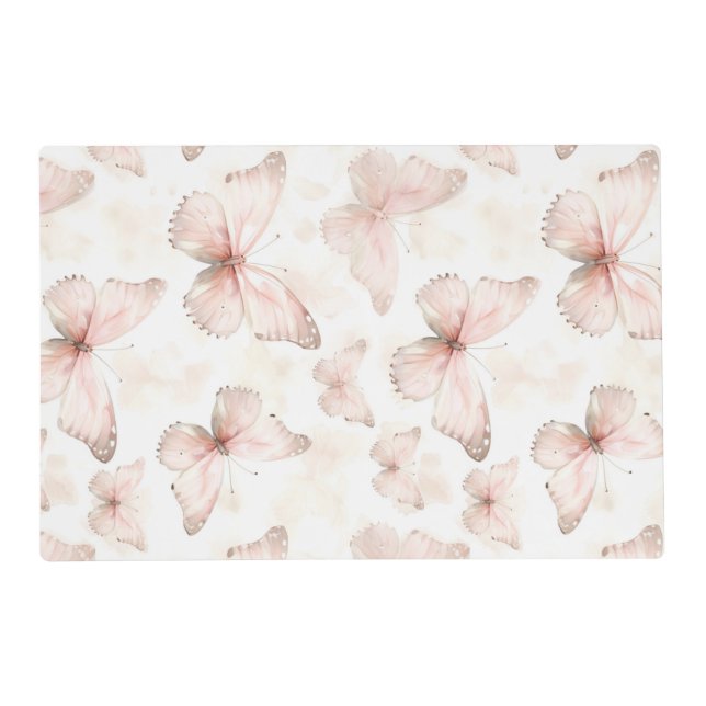 Pretty Pink Butterflies   Placemat (Front)