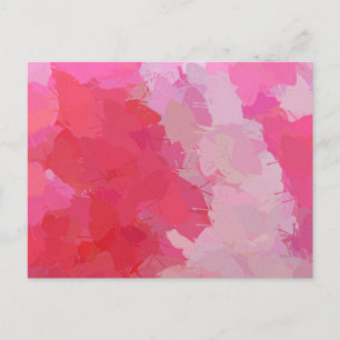 Pretty Pink Butterflies Postcard