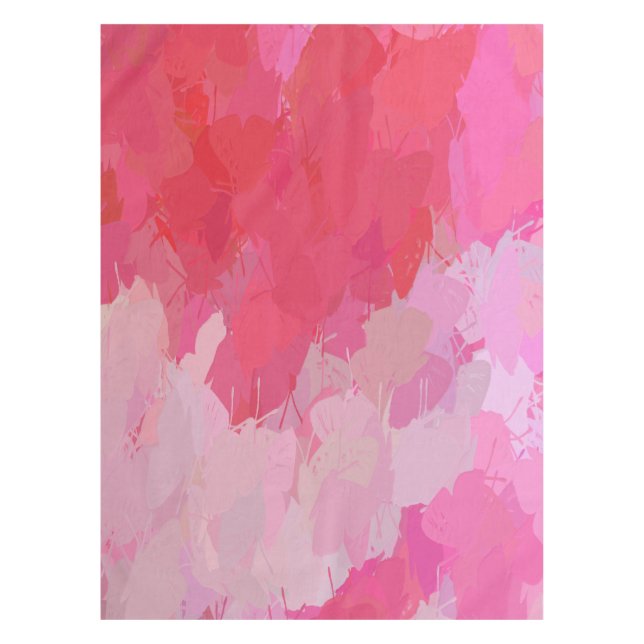 Pretty Pink Butterflies tablecloth (Front)