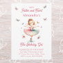 Pretty Pink Butterfly and Ballerina Birthday Party Invitation