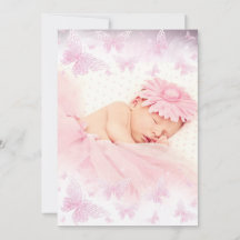 Pretty Pink Butterfly Cross Photo Baptism 2