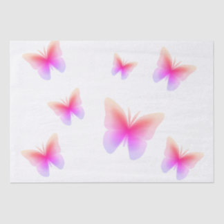 Pretty Pink Butterfly Print Tissue Paper