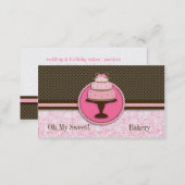 Pretty Pink Cake Bakery : Business Cards (Front/Back)