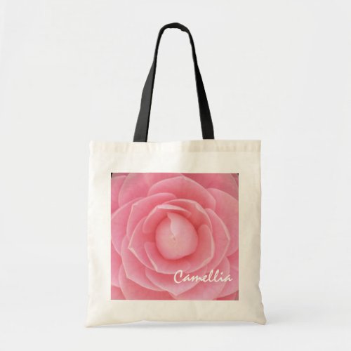 Pretty Pink Camellia Budget Totebag Tote Bag